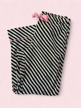 Zebra Black & White Striped Pajama Victoria secret